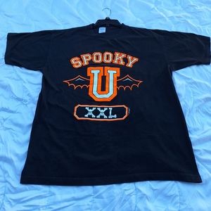 Vintage SPOOKY University Halloween T-Shirt Men’s XLARGE 1993 Brieland Graphics